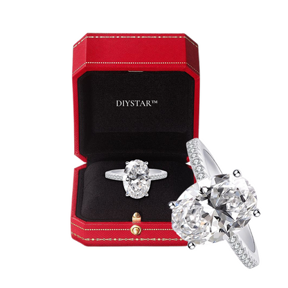 𝘿𝙄𝙔𝙎𝙏𝘼𝙍™Pierścień z magnetoterapią i diamentem moissanitu (🎄 Świąteczna promocja, 60% zniżki!) 🎅