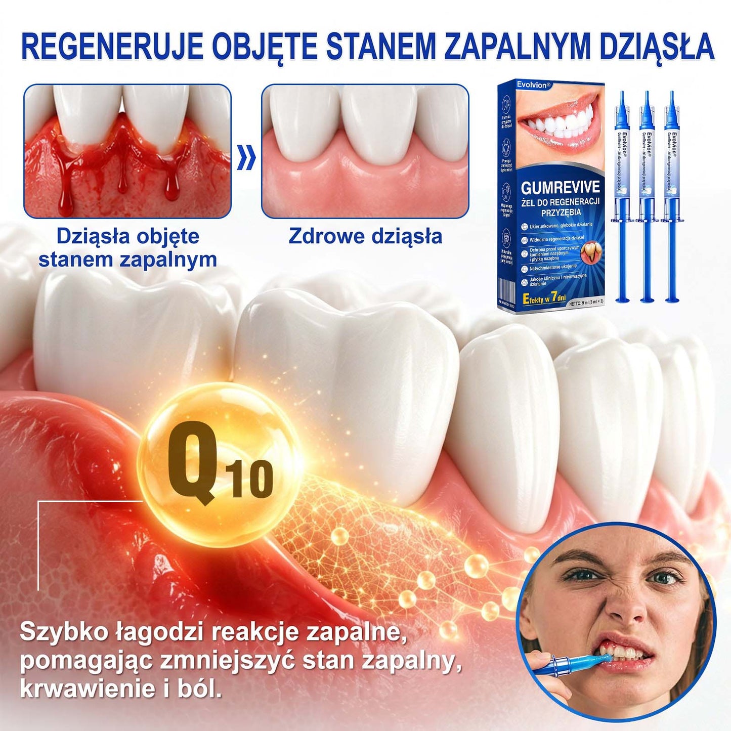 Evolvion® 🦷 GumRevive – żel do regeneracji przyzębia🍎1️⃣
