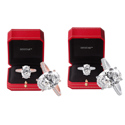 𝘿𝙄𝙔𝙎𝙏𝘼𝙍™Pierścień z magnetoterapią i diamentem moissanitu (🎄 Świąteczna promocja, 60% zniżki!) 🎅