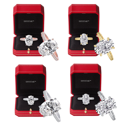 𝘿𝙄𝙔𝙎𝙏𝘼𝙍™Pierścień z magnetoterapią i diamentem moissanitu (🎄 Świąteczna promocja, 60% zniżki!) 🎅