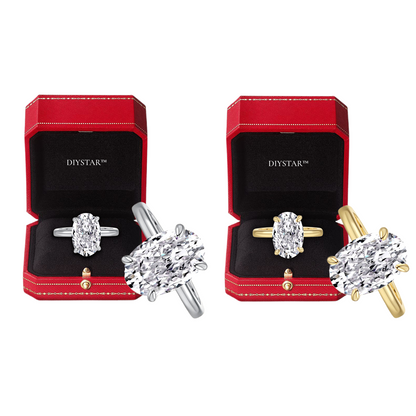 𝘿𝙄𝙔𝙎𝙏𝘼𝙍™Pierścień z magnetoterapią i diamentem moissanitu (🎄 Świąteczna promocja, 60% zniżki!) 🎅
