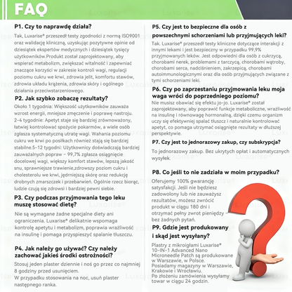 Oficjalny sklep| 👨‍⚕️𝗟𝘂𝙭𝙖𝙧𝙞𝘀𝗲® MORINGA Z BERBERYNA 10W1 Zaawansowany Nano-Mikroigłowy Plaster(Stosować raz na dobę, zauważalne efekty w ciągu 7 dni)✅Otyłość, cukrzyca, bezdech senny oraz schorzenia stawów🌟