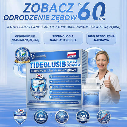 𝑮𝒍𝒊𝒎𝒎𝒆𝒓𝒍𝒚®𝑻𝑰𝑫𝑬𝑮𝑳𝑼𝑺𝑰𝑩  𝒁𝑬𝑩𝒀 & 𝑫𝒁𝑰𝑨𝑺𝑬𝑨 𝑵𝒂𝒑𝒓𝒂𝒘𝒄𝒛𝒚 𝒑𝒍𝒂𝒔𝒕𝒆𝒓 𝒎𝒊𝒌𝒓𝒐𝒊𝒈ł𝒐𝒘𝒚 | Aktywacja komórek macierzystych 👩‍⚕️ (Odbudowa szkliwa i zębiny • Wzmacnianie dziąseł • Usuwanie kamienia i nieświeżego oddechu • Łagodzenie nadwrażliwości zębów)💎