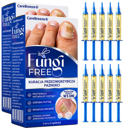 🇵🇱 CareBreeze® Fungi Free – kuracja na paznokcie na bazie jadu pszczelego 🌿1