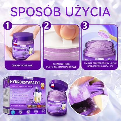 Oficjalny sklep| 𝑫𝒐𝒓𝒎𝒐𝒓𝒏𝒂® Hydroksyapatyt Proszek Do Odbudowy Zębów✅ Skutecznie leczy próchnicę, problemy z dziąsłami, nadwrażliwość zębów, afty i przebarwienia, jednocześnie poprawiając ogólną higienę jamy ustnej.🌲