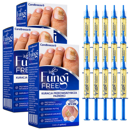 🇵🇱 CareBreeze® Fungi Free – kuracja na paznokcie na bazie jadu pszczelego 🌿1
