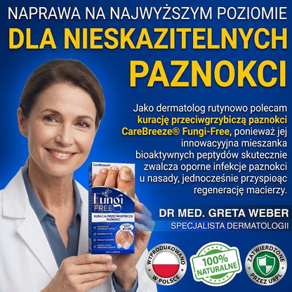 🇵🇱 CareBreeze® Fungi Free – kuracja na paznokcie na bazie jadu pszczelego 🌿1
