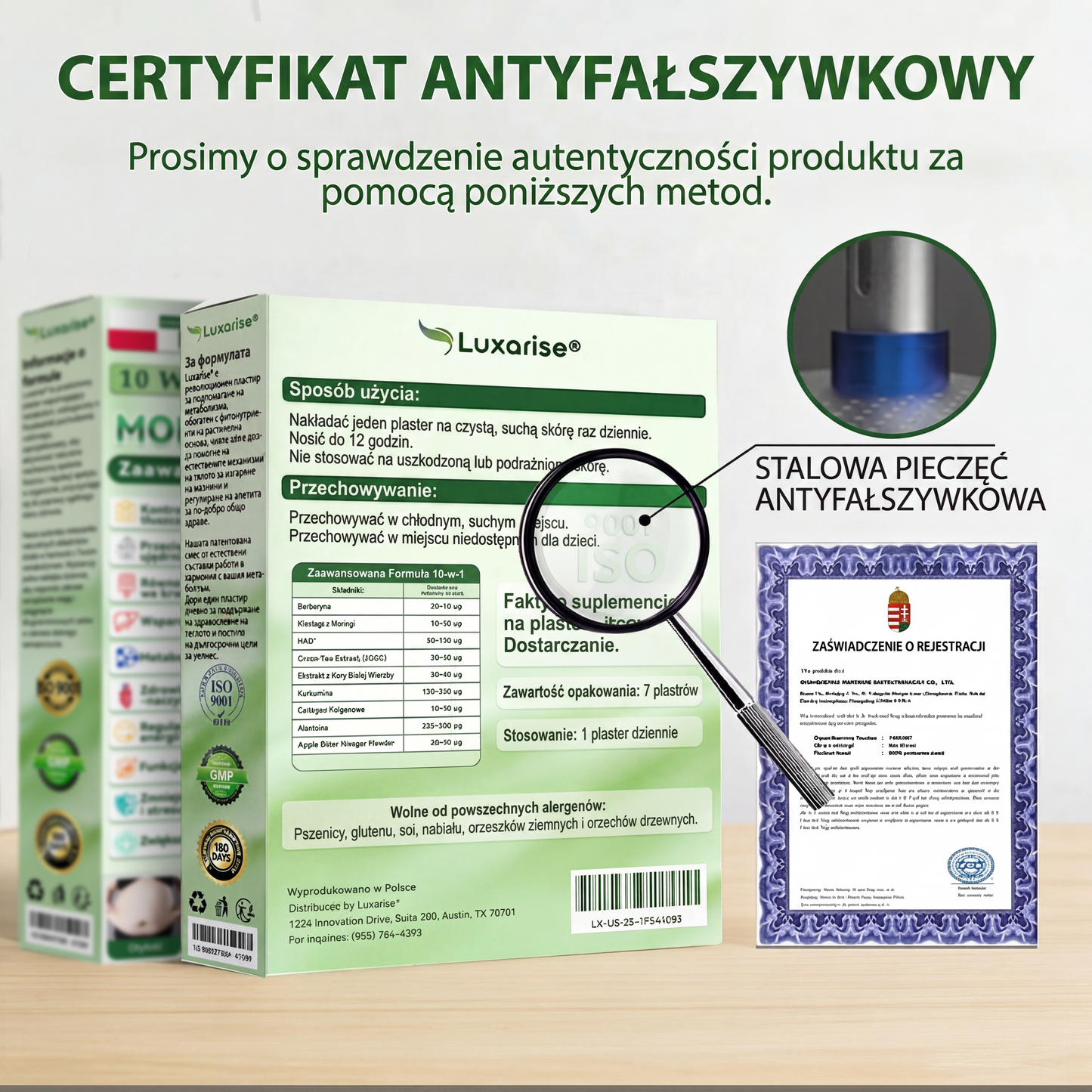 Oficjalny sklep| 👨‍⚕️𝗟𝘂𝙭𝙖𝙧𝙞𝘀𝗲® MORINGA Z BERBERYNA 10W1 Zaawansowany Nano-Mikroigłowy Plaster(Stosować raz na dobę, zauważalne efekty w ciągu 7 dni)✅Otyłość, cukrzyca, bezdech senny oraz schorzenia stawów🌟