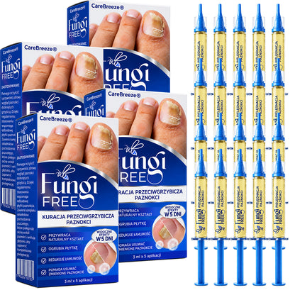 🇵🇱 CareBreeze® Fungi Free – kuracja na paznokcie na bazie jadu pszczelego 🌿1