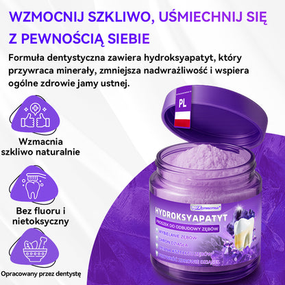 Oficjalny sklep| 𝑫𝒐𝒓𝒎𝒐𝒓𝒏𝒂® Hydroksyapatyt Proszek Do Odbudowy Zębów✅ Skutecznie leczy próchnicę, problemy z dziąsłami, nadwrażliwość zębów, afty i przebarwienia, jednocześnie poprawiając ogólną higienę jamy ustnej.🌲
