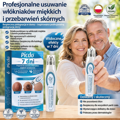 Oficjalny Sklep Markowy | 👩‍⚕️ 𝐏i𝐜𝐝o®7 dni preparat do usuwania włókniaków miękkich i przebarwień(Bez bólu, Bez blizn – aplikator z kulką) ❤️