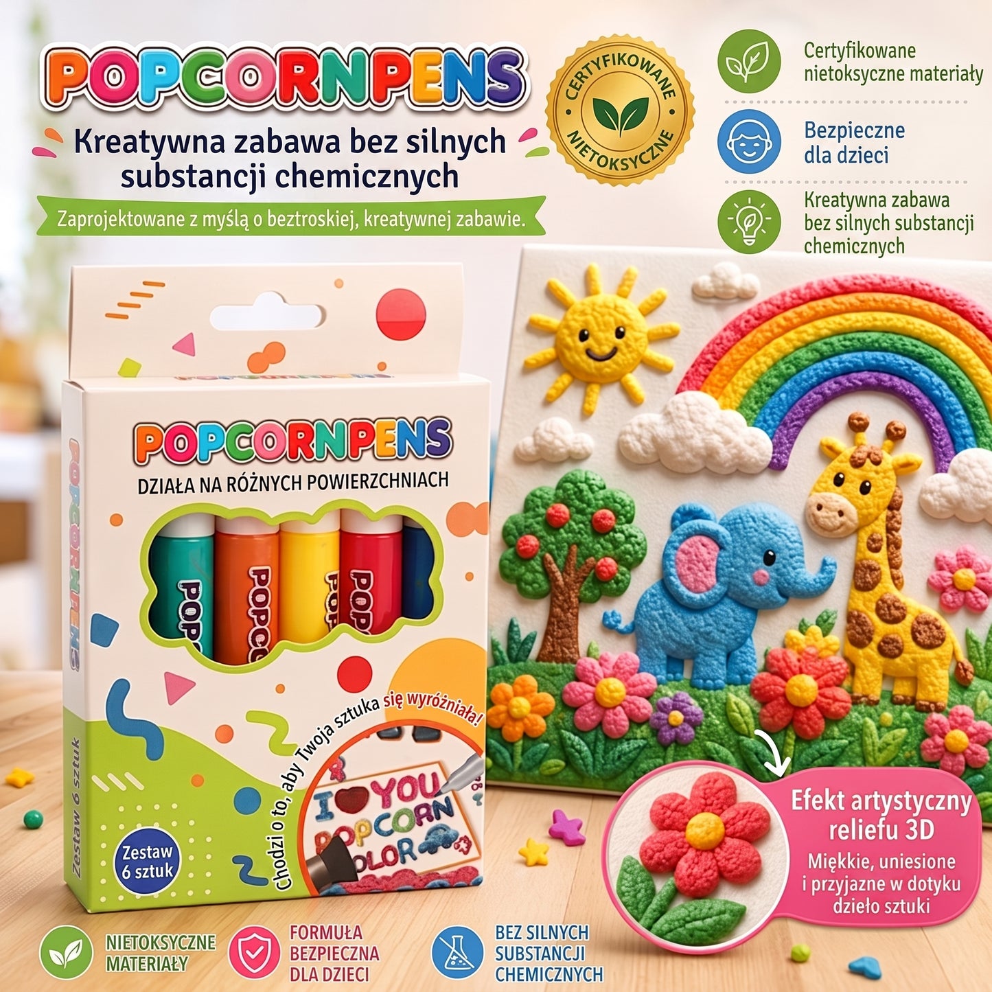 🦕 Zaoszczędź 50% — zamów już dziś! | ✅IEY® 3D Relief Art Pen – Zamień płaskie rysunki w dotykalne dzieła sztuki 3D 💎