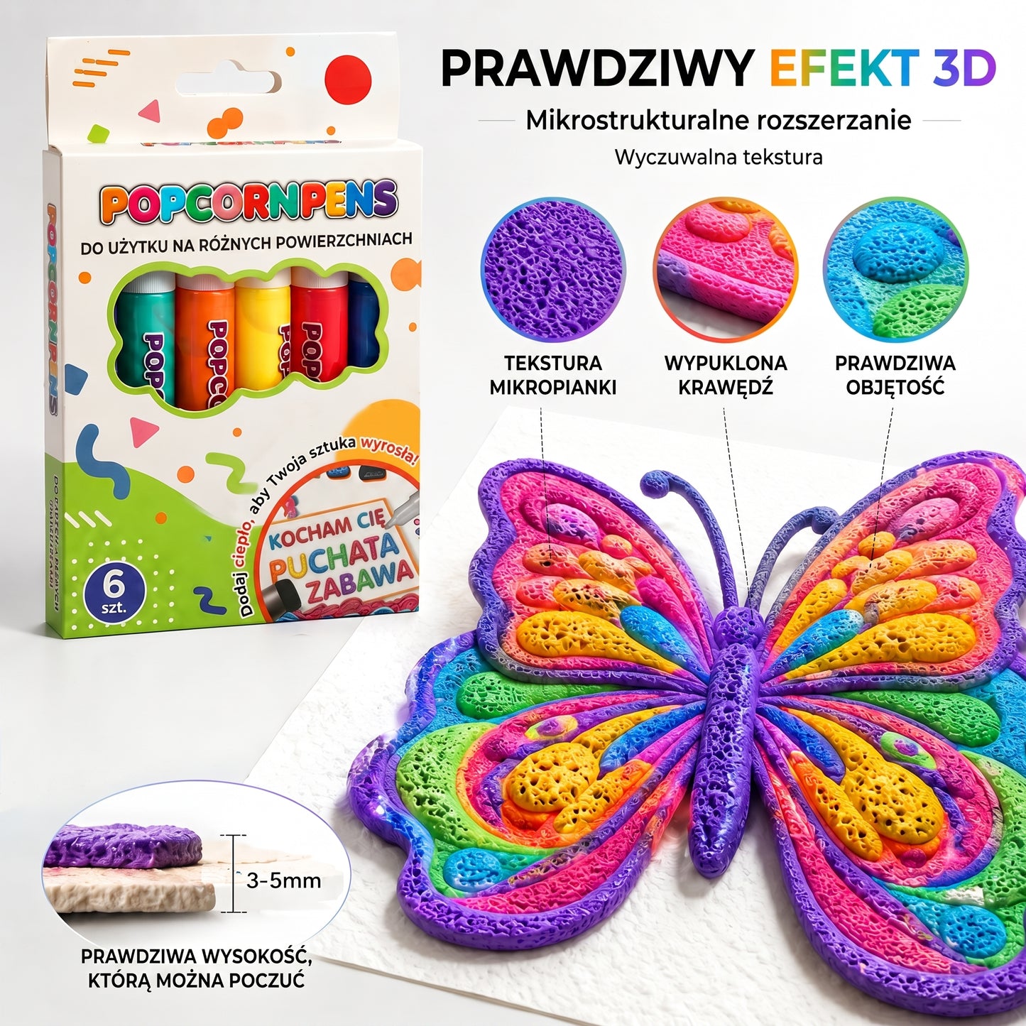🦕 Zaoszczędź 50% — zamów już dziś! | ✅IEY® 3D Relief Art Pen – Zamień płaskie rysunki w dotykalne dzieła sztuki 3D 💎